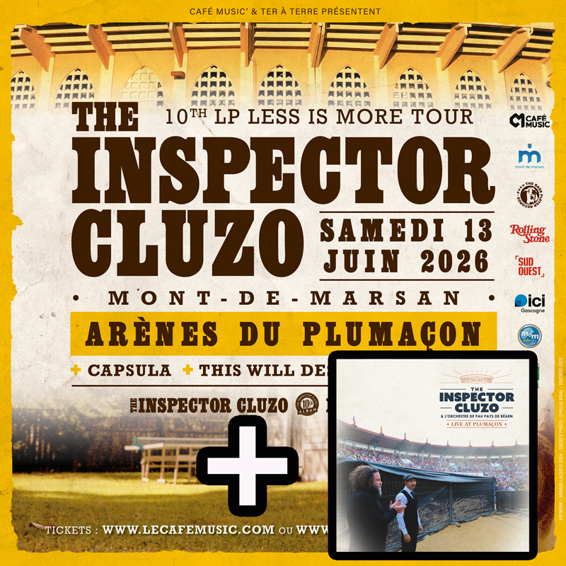 Pack Billet concert Arènes du Plumaçon 13 juin 2026 + Album Live at Plumaçon